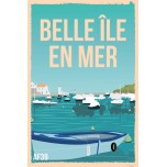 Lot de 5 Affiches Belle île en Mer